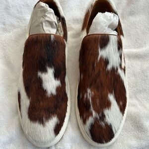 BALLYS PONY HAIR LOAFERS size 11 New